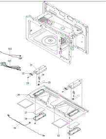 04 - Surface Lights / Wiring parts for Amana Microwave MVH330E / P1307906M from AppliancePartsPros.com