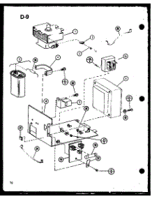 04 - Page 4 parts for Amana Microwave MVH-9T / P7540905M from AppliancePartsPros.com