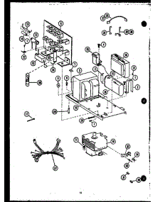 02 - Electrical Parts parts for Amana Microwave MVP211 from AppliancePartsPros.com