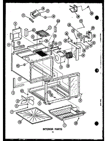 03 - Interior Parts parts for Amana Microwave MVP211 from AppliancePartsPros.com
