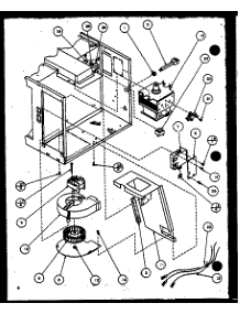 03 - Page 3 parts for Amana Microwave MW43 / P1104410M from AppliancePartsPros.com