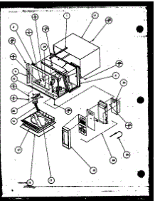 02 - Page 2 parts for Amana Microwave MW58 / P1104411M from AppliancePartsPros.com