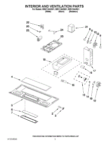 03 - Interior And Ventilation Parts parts for Maytag Microwave MMV1164WS1 from AppliancePartsPros.com