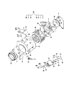 03 - Tub parts for Magic Chef Washer MWCP1085 from AppliancePartsPros.com