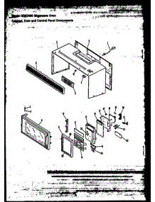 02 - Page 1 parts for Amana Microwave MWD366 from AppliancePartsPros.com