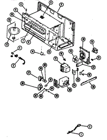 02 - Cavity Assy parts for Amana Microwave MWT4661WW / P1140322N from AppliancePartsPros.com