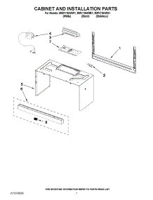 06 - Cabinet And Installation Parts parts for Maytag Microwave MMV1164WS1 from AppliancePartsPros.com