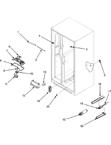 06 - Evap Fan Assy. / Crisp Light / Waterfilter parts for Maytag Refrigerator MZD2665HEQ from AppliancePartsPros.com