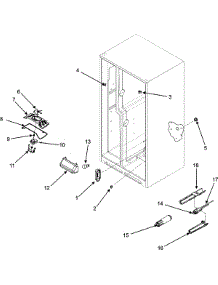 06 - Evap Fan Assy. / Crisp Light / Waterfilter parts for Maytag Refrigerator MZD2667HES from AppliancePartsPros.com