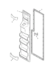 05 - Freezer Inner Door parts for Maytag Refrigerator MZD2752GRB from AppliancePartsPros.com