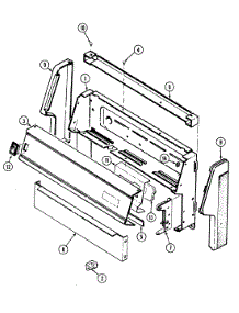 02 - Control Panel parts for Norge Range N3177VUV from AppliancePartsPros.com