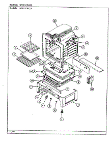 05 - Oven / Base parts for Norge Range N3422PRA from AppliancePartsPros.com