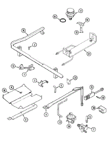 05 - Gas Controls parts for Norge Range N3438VRV from AppliancePartsPros.com