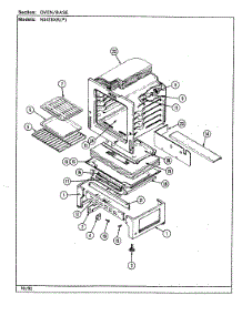05 - Oven / Base parts for Norge Range N3478XRA from AppliancePartsPros.com