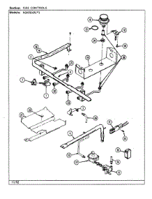 04 - Gas Controls parts for Norge Range N3478XRW from AppliancePartsPros.com