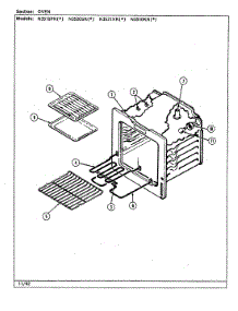 04 - Oven (N3510pr, N3520sr) parts for Norge Range N3510PRA from AppliancePartsPros.com