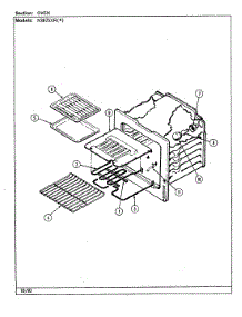 04 - Oven parts for Norge Range N3875XRA from AppliancePartsPros.com