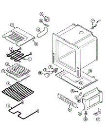 05 - Oven / Base parts for Norge Range N3878XVA from AppliancePartsPros.com