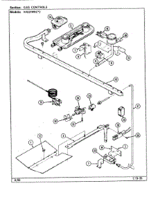 04 - Gas Controls parts for Norge Range N4231WRW from AppliancePartsPros.com