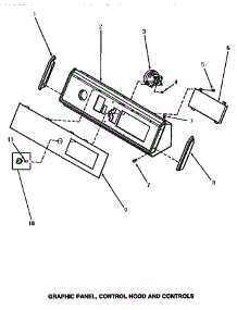 07 - Graphic Panel, Control Hood & Controls parts for Amana Washer NA5331 from AppliancePartsPros.com