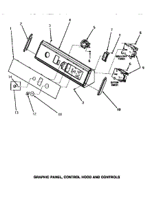 07 - Graphic Panel, Control Hood & Controls parts for Amana Washer NA5520 from AppliancePartsPros.com