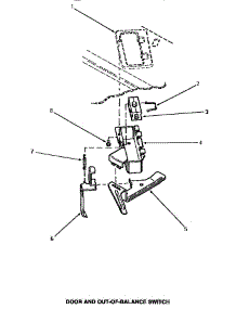 07 - Door & Out-Of-Balance Switch parts for Amana Washer NA6821 from AppliancePartsPros.com