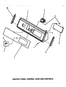 07 - Graphic Panel, Control Hood & Controls parts for Amana Washer NA8331 from AppliancePartsPros.com