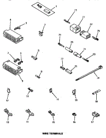22 - Wire Terminals parts for Amana Washer NA8831 from AppliancePartsPros.com