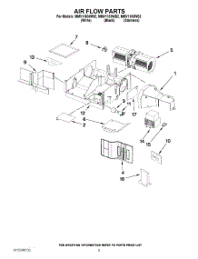 04 - Air Flow Parts parts for Maytag Microwave MMV1153WS2 from AppliancePartsPros.com