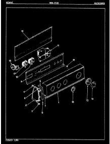 03 - Control Panel (Rev. E) parts for Maytag Washer NAW2030A from AppliancePartsPros.com