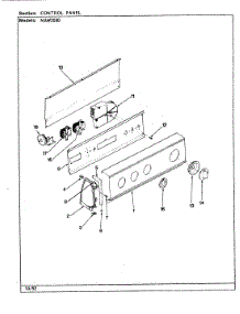 04 - Control Panel (Rev. F-K) parts for Maytag Washer NAW2030H from AppliancePartsPros.com