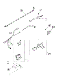 05 - Gas Valve & Igniter parts for Amana Dryer NDG7800AWW from AppliancePartsPros.com