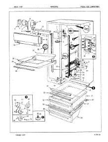 03 - Fresh Food Compartment parts for Maytag Refrigerator NDNS229GZA / 7L35A from AppliancePartsPros.com