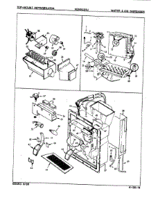 04 - Water & Ice Dispenser parts for Maytag Refrigerator NDNS229J / 8L38A from AppliancePartsPros.com