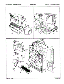 04 - Water & Ice Dispenser parts for Maytag Refrigerator NDNS229J / 8N44A from AppliancePartsPros.com