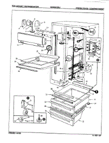 02 - Fresh Food Compartment parts for Maytag Refrigerator NDNS229JH / 8L38A from AppliancePartsPros.com