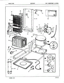 03 - Unit Compartment & System parts for Maytag Refrigerator NDNS249GZH / 7L36A from AppliancePartsPros.com