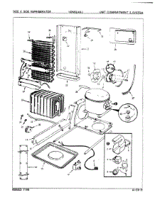 03 - Unit Compartment & System parts for Maytag Refrigerator NDNS249J / 8N45A from AppliancePartsPros.com