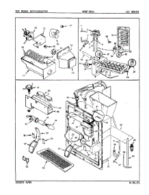 04 - Ice Maker parts for Maytag Refrigerator NDNT189J / 8B28A from AppliancePartsPros.com