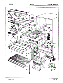 03 - Fresh Food Compartment parts for Maytag Refrigerator NDNT229GA / 5E69A from AppliancePartsPros.com