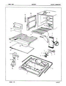 02 - Freezer Compartment parts for Maytag Refrigerator NDNT229GA / 7D59A from AppliancePartsPros.com
