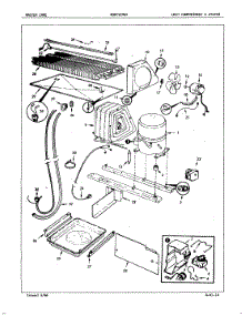 03 - Unit Compartment & System parts for Maytag Refrigerator NDNT229GXH / 5E50A from AppliancePartsPros.com