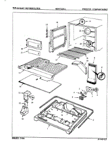 02 - Freezer Compartment parts for Maytag Refrigerator NDNT229JA / 8B21A from AppliancePartsPros.com