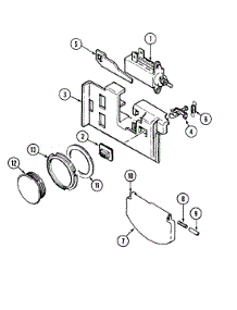 05 - Soap Dispenser parts for Norge Dishwasher NDU2J-CAN from AppliancePartsPros.com
