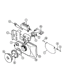 05 - Rinse Aid & Soap Dispenser parts for Norge Dishwasher NDU4J from AppliancePartsPros.com