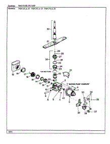 03 - Motor parts for Norge Dishwasher NDU7CA-35 from AppliancePartsPros.com