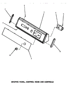 04 - Graphic Panel, Control Hood & Controls parts for Amana Dryer NE2113 from AppliancePartsPros.com