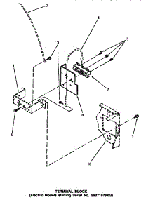 11 - Terminal Block (Starting Sn S6271976xg) parts for Amana Dryer NE4613 from AppliancePartsPros.com
