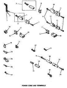 09 - Power Cord & Terminals parts for Amana Dryer NE6533 from AppliancePartsPros.com