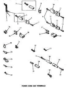 09 - Power Cord & Terminals parts for Amana Dryer NE7513 from AppliancePartsPros.com